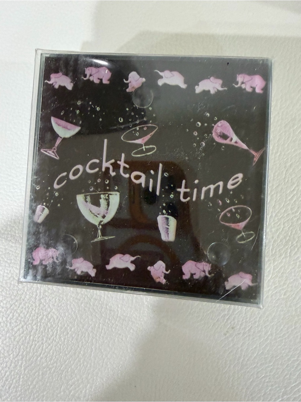 Clear Acrylic Coaster Holder - Transparent